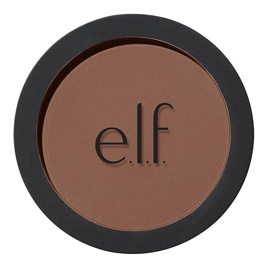 e.l.f. Primer-Infused Bronzer, Long-Lasting, Lightweight & Buildable Powder Bronzer, Delivers A Matte Finish, Vegan & Cruelty-Free, Desert Sun-Velvo Beauty