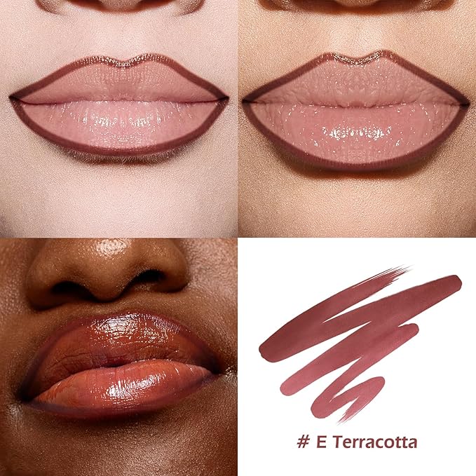 KIMUSE Peel Off Lip Liner Stain, Long Lasting Lip Tint Stain Peel Off, Waterproof, Transfer-Proof, Highly Pigmented Color Peel Off Lip Stain Liner, Matte Finish-Velvo Beauty