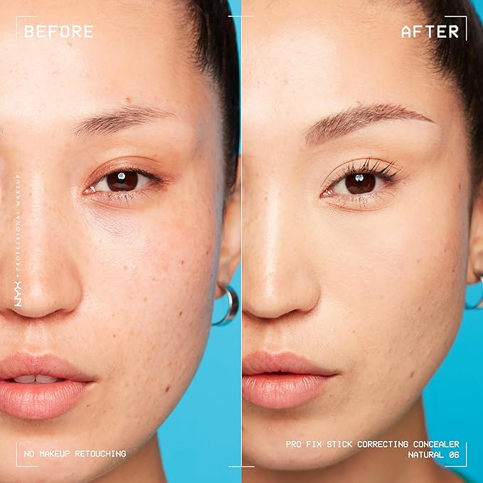 NYX PROFESSIONAL MAKEUP Pro Fix Stick Correcting Concealer, Buildable Medium Coverage Concealer Stick - Natural-Velvo Beauty