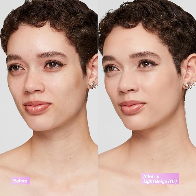 Revlon Illuminance Tinted Serum, Triple Hyaluronic Acid, Evens Out Skin Tone Over Time and Hydrates All Day, SPF 15, 117 Light Beige, 0.94 fl oz.-Velvo Beauty