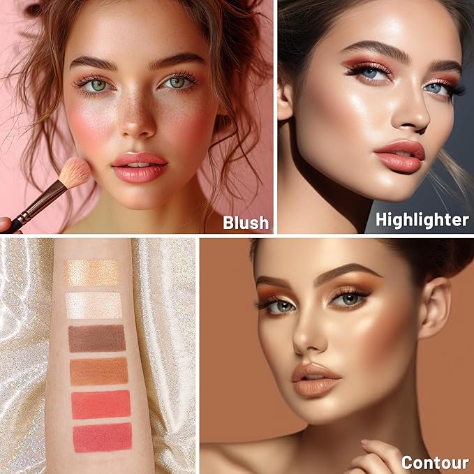 Black Grey Eyeshadow Makeup Palette + 15 Brushes Set, 86 Colors Matte Glitter Highly Pigmented Long Lasting Eye shadow, Blush, Contour, Highlighter All in One Make Up Kit for Halloween & Daily Use-Velvo Beauty