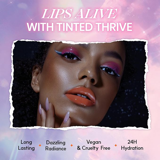 Glowing Color Lip Balm 0.35 Oz| Hydrating Lip Balm Lip Gloss for Girls | Vegan Lip Balm & Lip Plumping Gloss | Lip Glowy Balm & Lip Care for Dry Lips | Moisturizing Lip Balm Summer Fig-Velvo Beauty