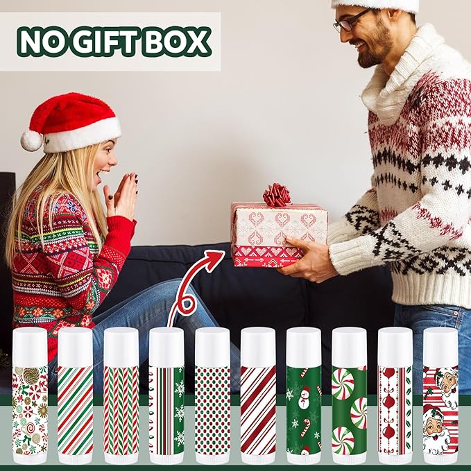 50 Pcs Lip Balm in Bulk Gift Set Moisturizing Lip Moisturizer Candy Themed Baby Shower Favors Candy Themed Gifts with Assorted Fruit Flavors for Women Men Dry Chapped Lips Christmas Gifts-Velvo Beauty