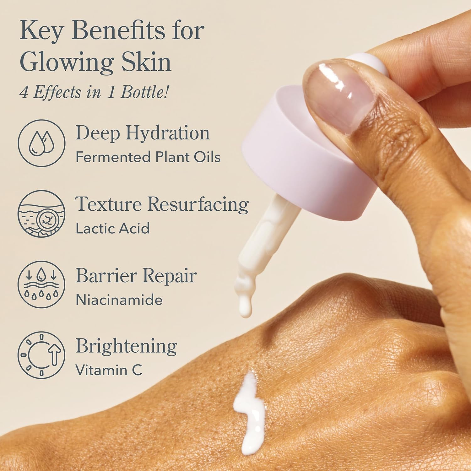 Beekman 1802 Oh Mega Milk Facial Oil - Hydrating Vitamin C & Niacinamide Serum - Repairs Skin Barrier & Reduces Dark Spots From Aging - Fragrance Free, Sensitive Skin Safe-Velvo Beauty