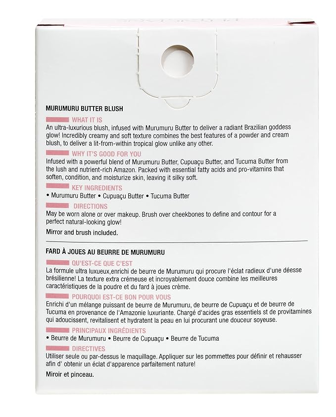 Physicians Formula Murumuru Butter Blush Makeup Powder, Saucy Mauve, Dermatologist Approved, Vegan-Velvo Beauty