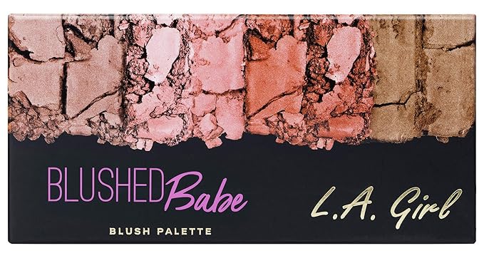 L.A. Girl Fanatic Blush Palette, Blushed Babe Pinks, 1 oz-Velvo Beauty
