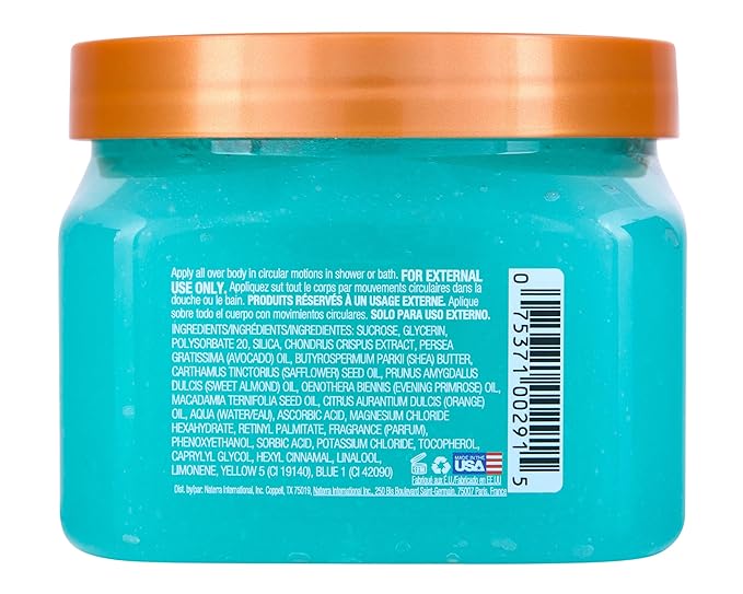 Tree Hut Blue Lagoon Shea Sugar Scrub | Exfoliating Body Scrub Removes Dead, Dry Skin for a Soft & Hydrated Feel | Nourishing Essential Body Care | 18 fl oz.-Velvo Beauty