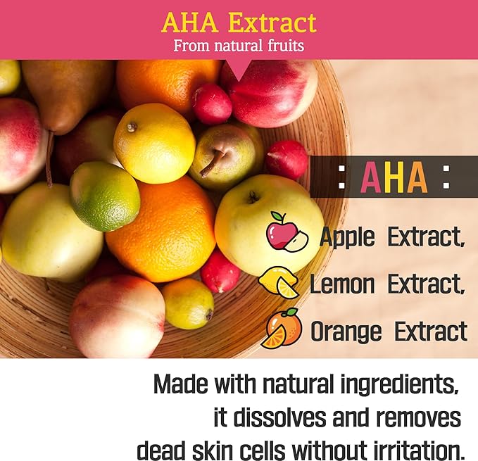 Apple AHA Essence Pad, Green Apple, with AHA, Toner pad, Soothing and Peeling, 60 vegan sheets-for sensitive skin, Hydrating care-Velvo Beauty