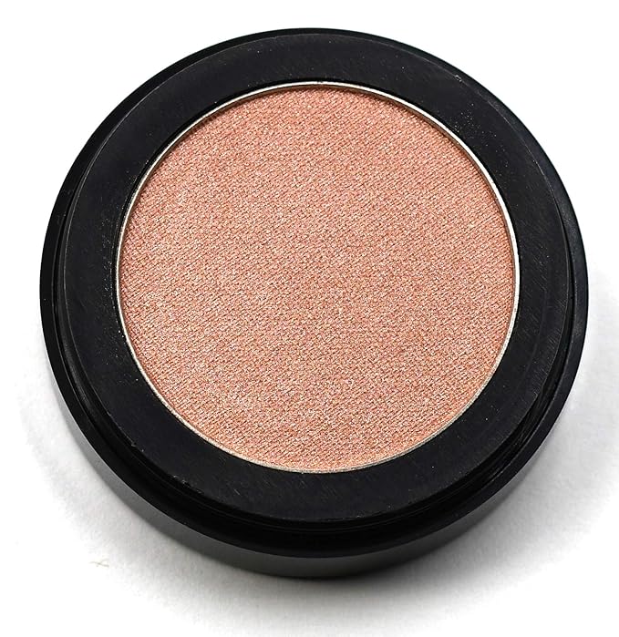 Champagne Frost Golden Glow Shimmering Shimmer Pressed Powder Single Vegan Eyeshadow; Talc, Paraben & Cruelty Free-Velvo Beauty