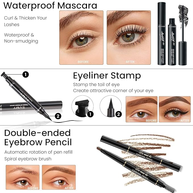 Makeup Kit for Girls Teens, Travel Makeup Kit, Facial Makeup Full Kit, Makeup Present Set for Beginners & Professionals, Cosmetic Bag Include Pigmented Blendable Eyeshadow Palette, concealer-Velvo Beauty