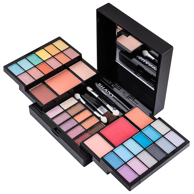 SHANY Timeless Beauty Makeup Kit - 36 Eye Shadow colors, 6 Blushes, Mini Mascara, and Applicators-Velvo Beauty