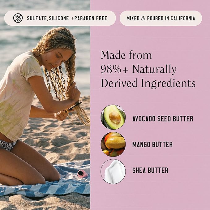 California Naturals Deep Repair Hair Mask, Paraben and Sulfate Free, Deep Conditioner for Dry, Damaged Hair, Nautral, Vegan, Hydrating and Conditioning, For Curly, Frizzy, All Hair Types, 12 fl oz-Velvo Beauty