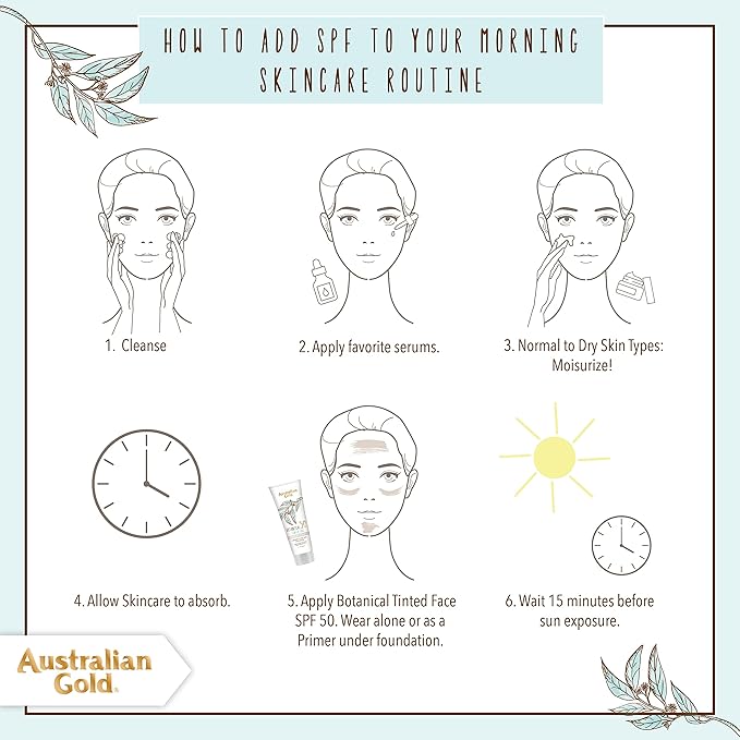 Australian Gold Botanical SPF 50 Tinted Sunscreen for Face, Non-Chemical BB Cream & Mineral Sunscreen,Water-Resistant,Matte Finish,For Sensitive Facial Skin,Rich to Deep Skin Tones, 3 FL Oz, Rich-Deep-Velvo Beauty