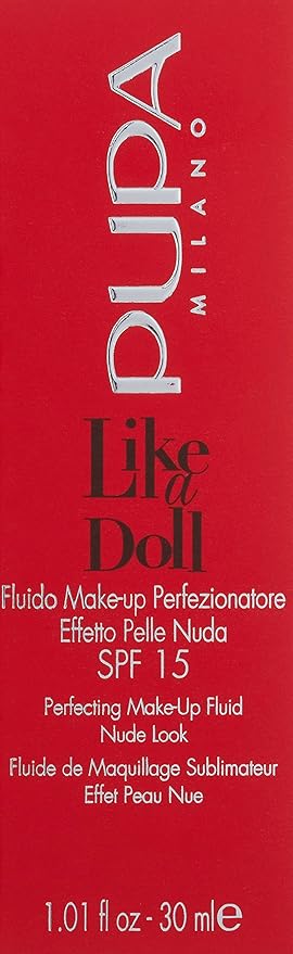 PUPA Milano Like A Doll Perfecting Make-Up Fluid, Sand 30 ml-Velvo Beauty
