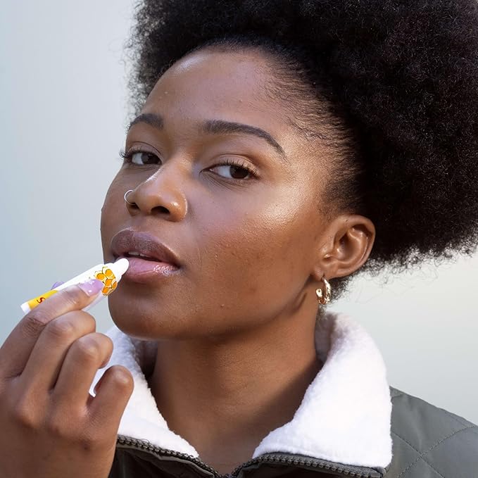 Burt's Bees Rescue Lip Relief, Honey Vanilla, Hydrating Lip Balm for Dry Cracked Lips, with Responsbily Sourced Beeswax and Shea Butter, 100% Natural Origin, 1 Squeezy Tube, 0.35oz-Velvo Beauty