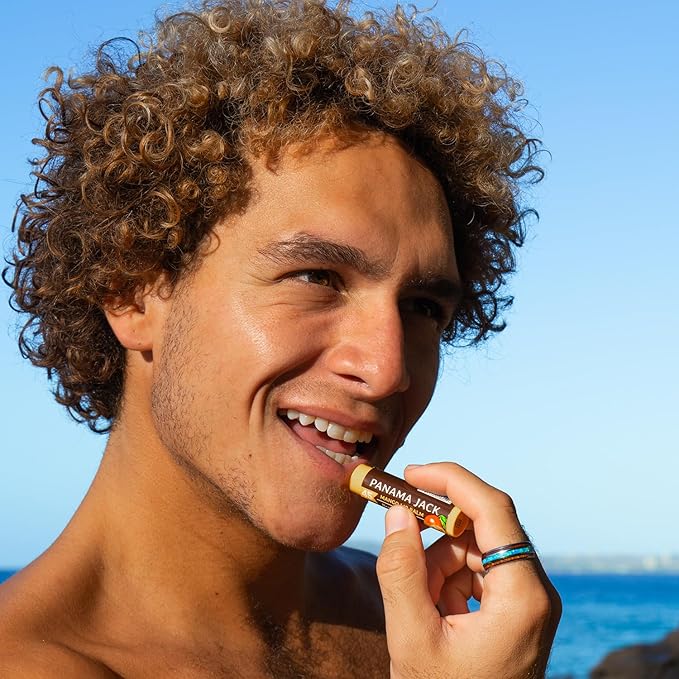 Panama Jack Sunscreen Lip Balm - SPF 45, Flavor Pack, Broad Spectrum UVA-UVB Sunscreen Protection, Prevents & Soothes Dry, Chapped Lips (Dreamsicle/Vanilla/Tropical/Mango)-Velvo Beauty