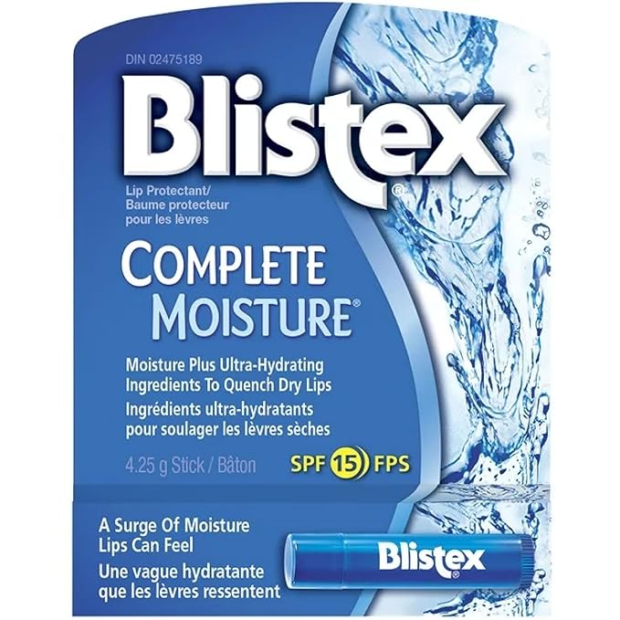 Blistex Lip Balm Complete Moisture, 0.15 oz (Bundle of 12)-Velvo Beauty
