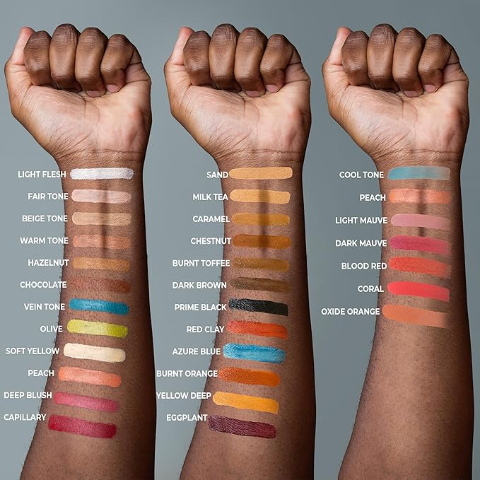 Alcohol Palette Refill Pans - Skin Tones - Eggplant-Velvo Beauty