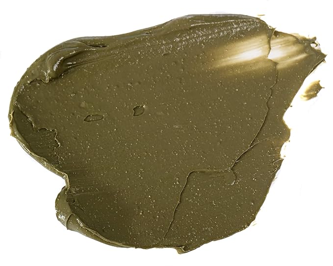 Green Tea Matcha Facial Detox Clay Mask with Mineral Oil, Wash Off Until Dry, Deep Cleaning, Hydrating, Detoxing, Healing, and Relaxing, Pore, and Blackhead Mask-Velvo Beauty