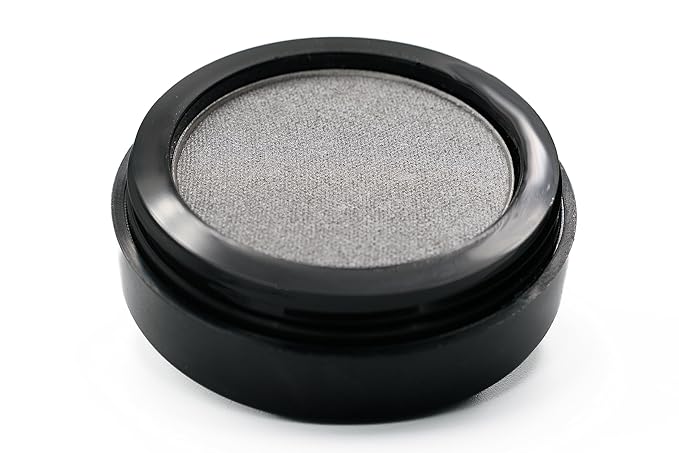 Platinum Silver Shimmering Gray Grey Pewter Pressed Powder Single Vegan Eyeshadow; Talc, Paraben & Cruelty Free-Velvo Beauty