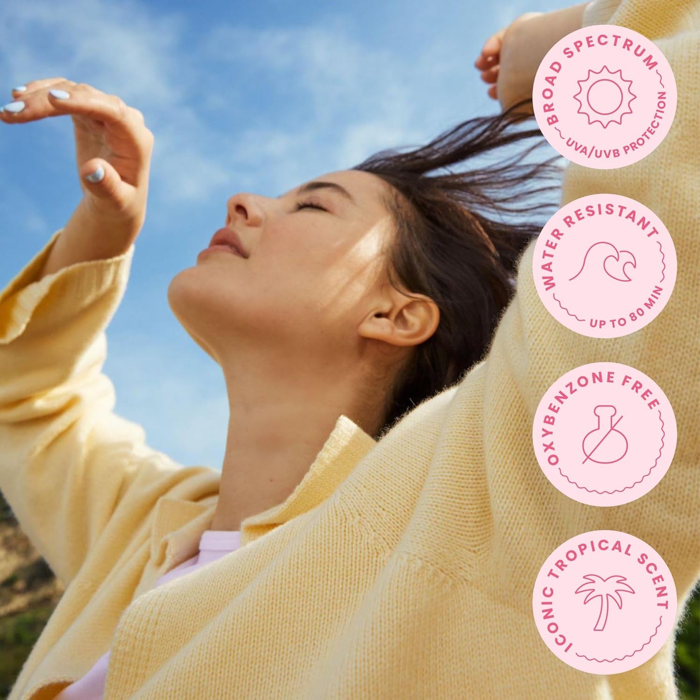 Hawaiian Tropic Mineral Powder Sunscreen Brush SPF 30 | Beach Essentials, Zinc Oxide Mineral Sunscreen Powder SPF, Face Sunblock Travel Size, Brush On Sun Screen Protector for Face and Body, 0.15oz-Velvo Beauty