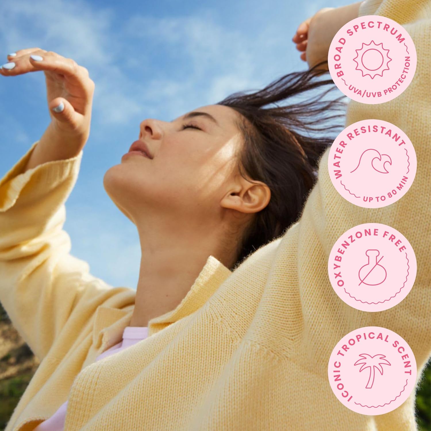 Hawaiian Tropic Mineral Powder Sunscreen Brush SPF 30 | Beach Essentials, Zinc Oxide Mineral Sunscreen Powder SPF, Face Sunblock Travel Size, Brush On Sun Screen Protector for Face and Body, 0.15oz-Velvo Beauty