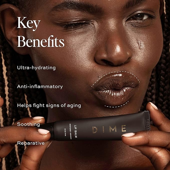 DIME Beauty Lip Balm, Hydrating Lip Balm and Gloss, Vegan & Cruelty-Free, Anti-Aging Lip Care, 5 oz / 15 ml-Velvo Beauty