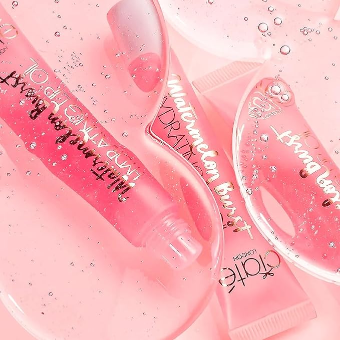 Ciaté London Watermelon Burst Hydrating Lip Oil,Nourishing, Natural Glossy Finish-Velvo Beauty