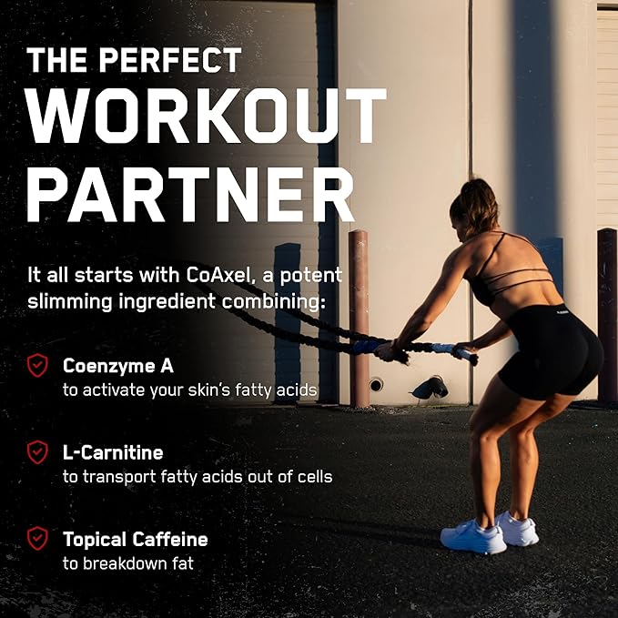 SteelFit Abs of Steel Maximum Definition Cream - Skin Tightening, Toning & Firming Lotion for Sculpting Abs - L-Carnitine Pre & Post Workout Supplement for Men & Women - Non-Greasy Formula, 8 Ounces-Velvo Beauty
