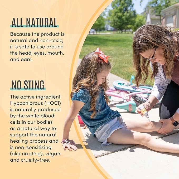 Active Skin Repair First Aid Healing Skin Hydrogel - Natural & Non-Toxic Repairing Ointment with Hypochlorus Acid for Minor Cuts, Wounds, Scrapes, Rashes, Sunburns, & More, 3 oz-Velvo Beauty