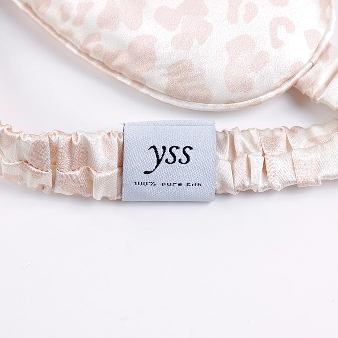 Silk Sleep Mask Light Blocking Luxury 100% Mulberry 22mm Silk Eye Mask Eye Cover Blindfold Ultra Soft Light & Comfy Anti Aging Skin Care with Travel Bag Gift Package-Velvo Beauty