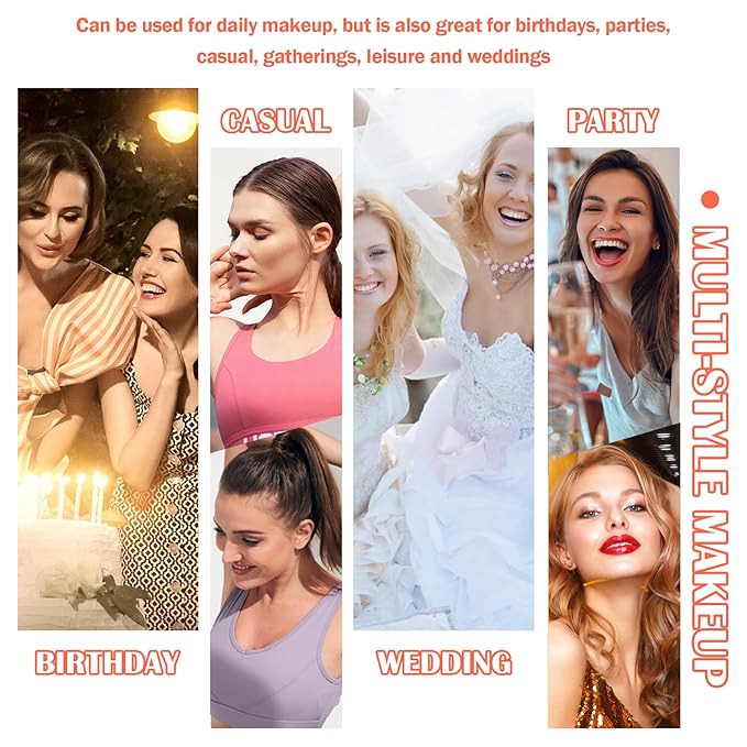 Blush Palette,Shimmer Silky Matte Blush Powder Palette,Professional Cute Face Contour Highlighter Blush Palette with Blush Makeup Brush 01-Velvo Beauty