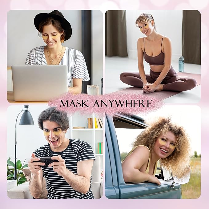 Under Eye Patches (60 Pcs) - 24K Gold Under Eye Mask - Collagen Eye Gel Pads for Removing Dark Circles, Puffiness & Wrinkles Refresh Your Skin-Velvo Beauty