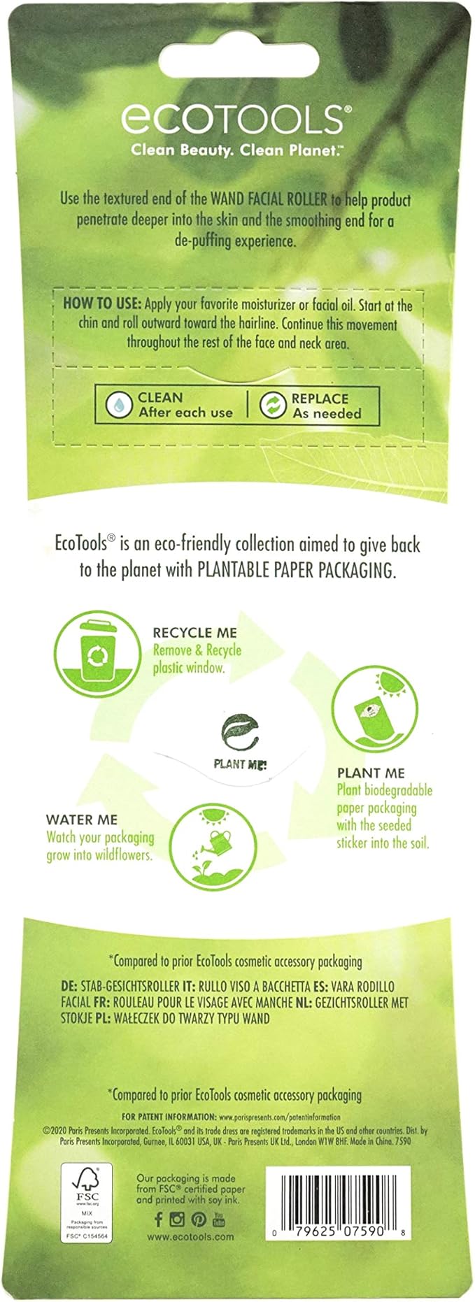 EcoTools Wand Face Roller 1 Pack-Velvo Beauty