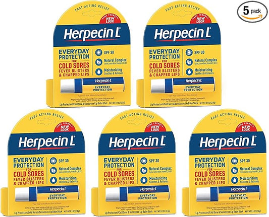 Herpecin L Real Relief from Real Medicine 0.1 Oz (Pack of 5)-Velvo Beauty