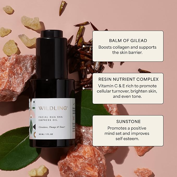 Wildling Empress Balm of Gilead Barrier Repair Face Oil Skin Serum I Lift, Plump, Tighten, Tone Skin I 100% Natural, Fragrance-Free, Organic, Dry Skin, All Skin Types-Velvo Beauty