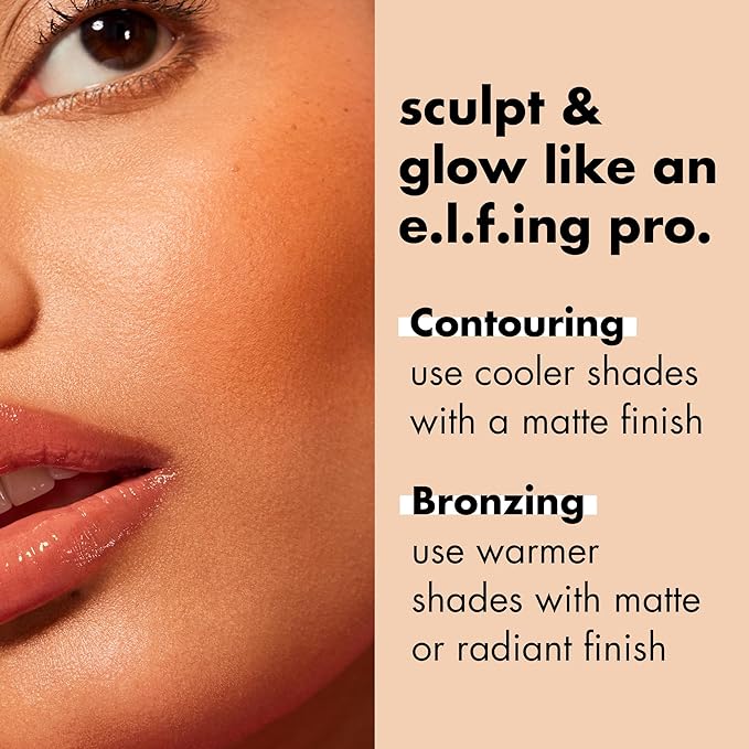 e.l.f. Primer-Infused Bronzer, Long-Lasting, Lightweight & Buildable Powder Bronzer, Delivers A Matte Finish, Vegan & Cruelty-Free, Catching Rays-Velvo Beauty