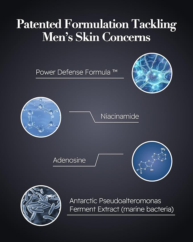 ISA KNOX Age Focus Homme (Face Emulsion, 5.1fl oz) - Hydrating Facial Moisturizer to Soothe and Moisturize Shaving-Irritated Skin for a Refreshing Sensation by LG Beauty. Niacinamide, Adenosine.-Velvo Beauty