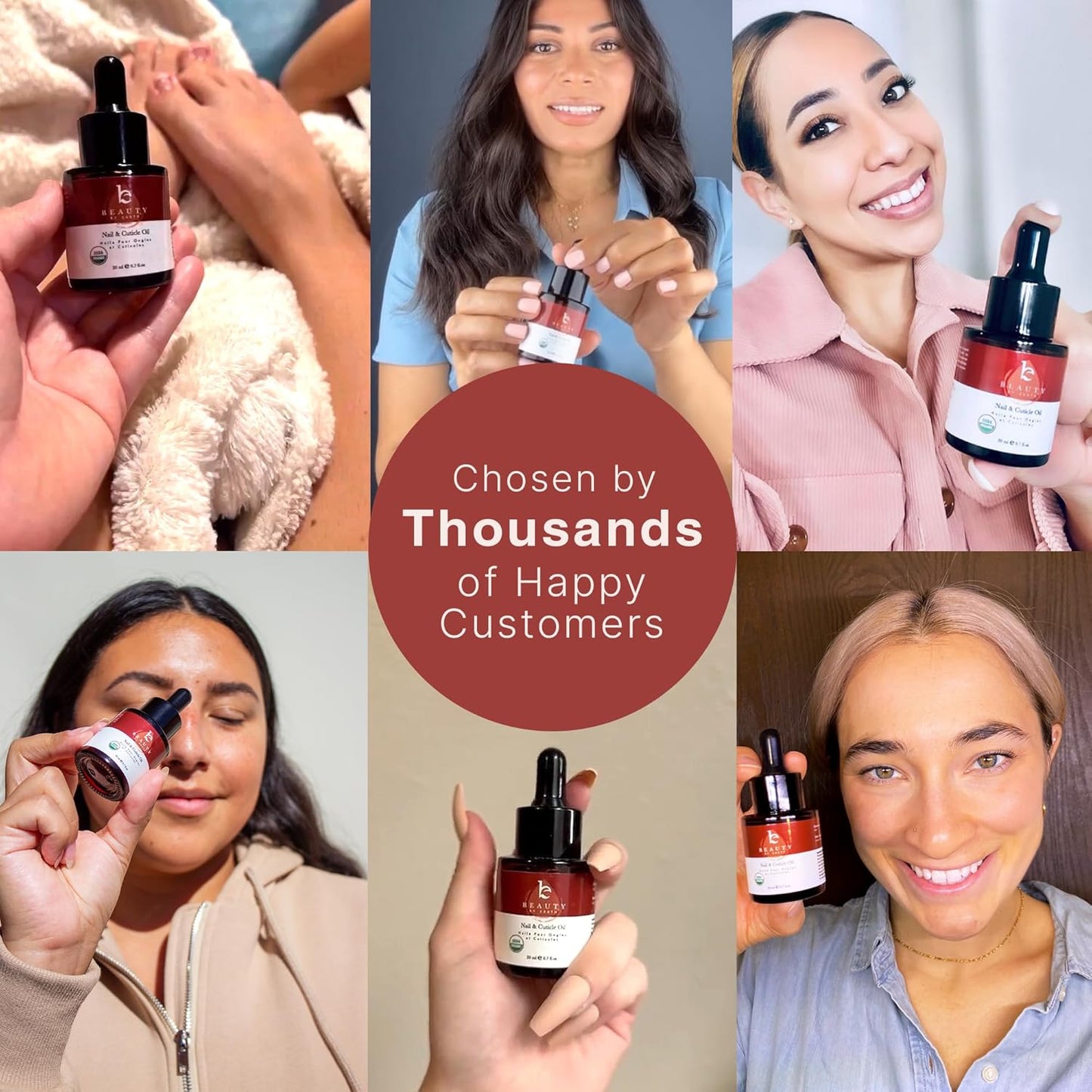 Organic Nail and Cuticle Oil - USA Made Nail Oil for Growth & Strength with Jojoba and Vitamin E, Repair for Damaged Nails & Cuticle Softener made with Natural Ingredients, Nails Care Products-Velvo Beauty