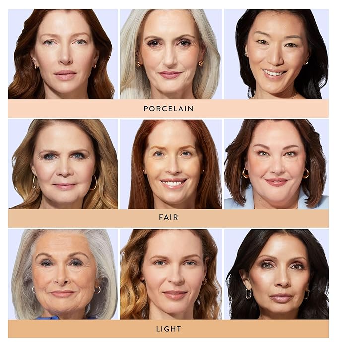 LAURA GELLER NEW YORK Award-Winning Baked Balance-n-Brighten Color Correcting Powder Foundation - Porcelain - Buildable Light to Medium Coverage - Demi-Matte Natural Finish-Velvo Beauty