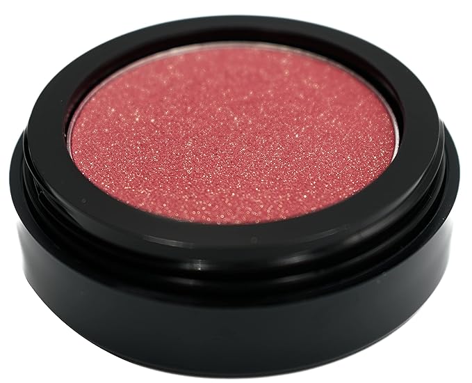 Chili Pepper Bright Red Orange Sparkling Glitter Pressed Powder Single Vegan Eyeshadow; Talc, Paraben & Cruelty Free-Velvo Beauty