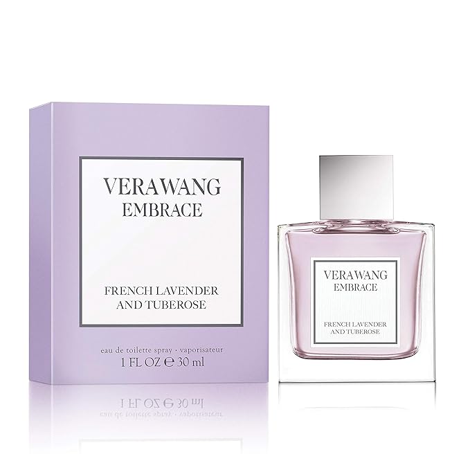 Vera Wang Embrace Eau De Toilette Spray for Women, French Lavender & Tuberose, 1 Fl Oz-Velvo Beauty