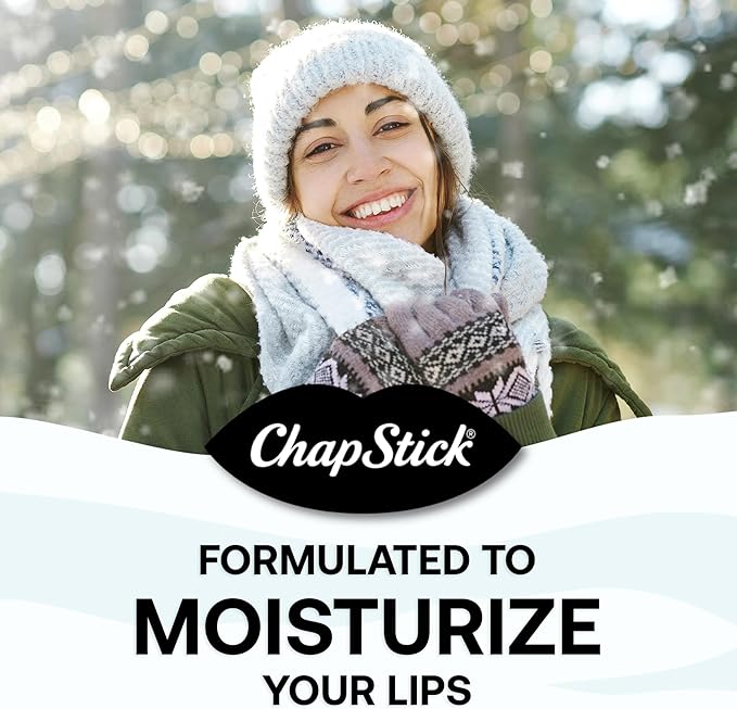 ChapStick 12 Days of Holiday Advent Calendar Lip Balm Gift Set - 0.15 Oz-Velvo Beauty