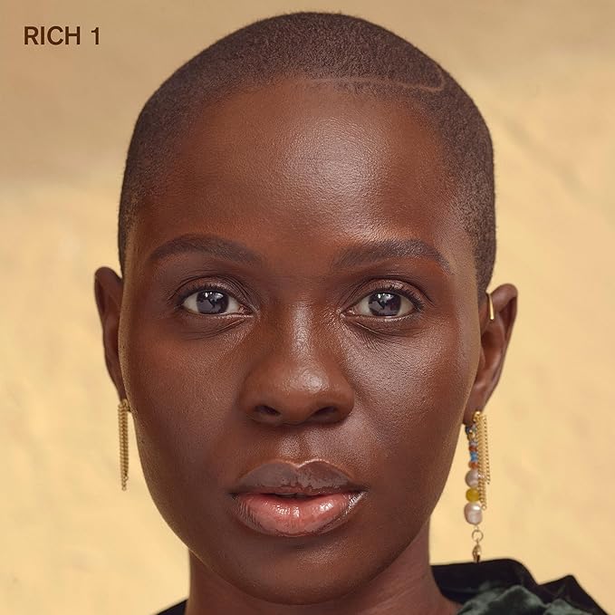 AMI COLÉ Skin-Enhancing Tinted Moisturizer (Rich 1), tinted moisturizer for face, bb cream, skin tint, face makeup-Velvo Beauty