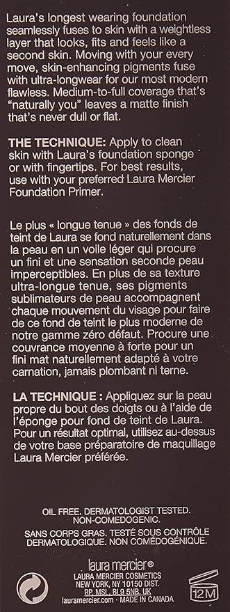 Laura Mercier Flawless fusion ultra-longwear foundation - macadamia by laura mercier for women - 1 oz foundation, 1 Ounce-Velvo Beauty