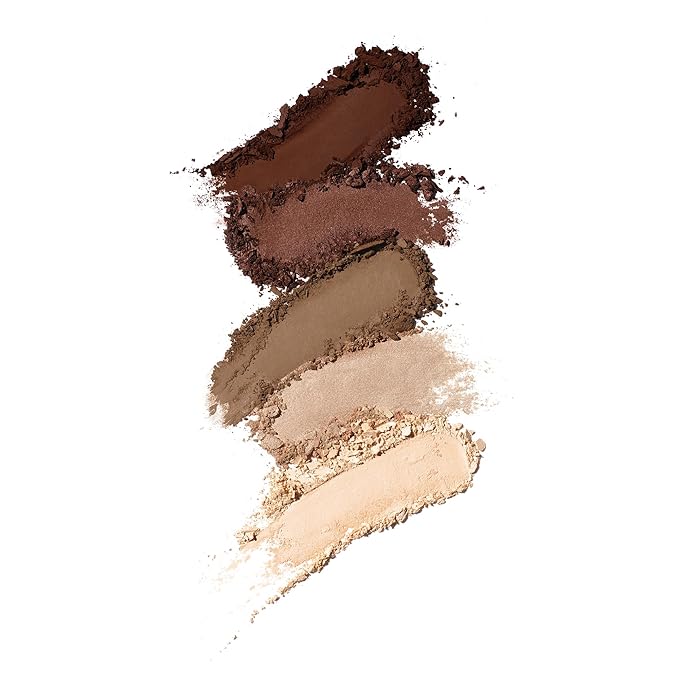 Well People Power Palette Eyeshadow, Five Long-wear, Hyper-pigmented Matte & Shimmer Shades For Intense Color, Vegan & Cruelty-free, Taupe-Velvo Beauty