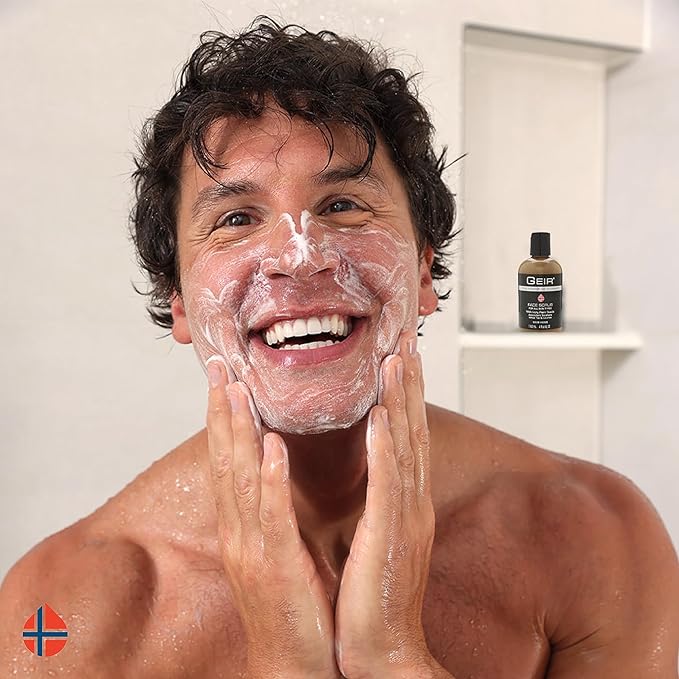 Geir Ness Face Scrub - Exfoliates Skin - Nourishing Facial Scrub for Clogged Pores-Velvo Beauty