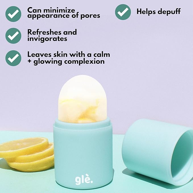 Cryotherapy Ice Massager Infused with Vitamin C - Cryo ICY Pops Face Massage Ice Roller | Cryotherapy Cooling Facial Ice Massager - for Face & Eyes-Velvo Beauty