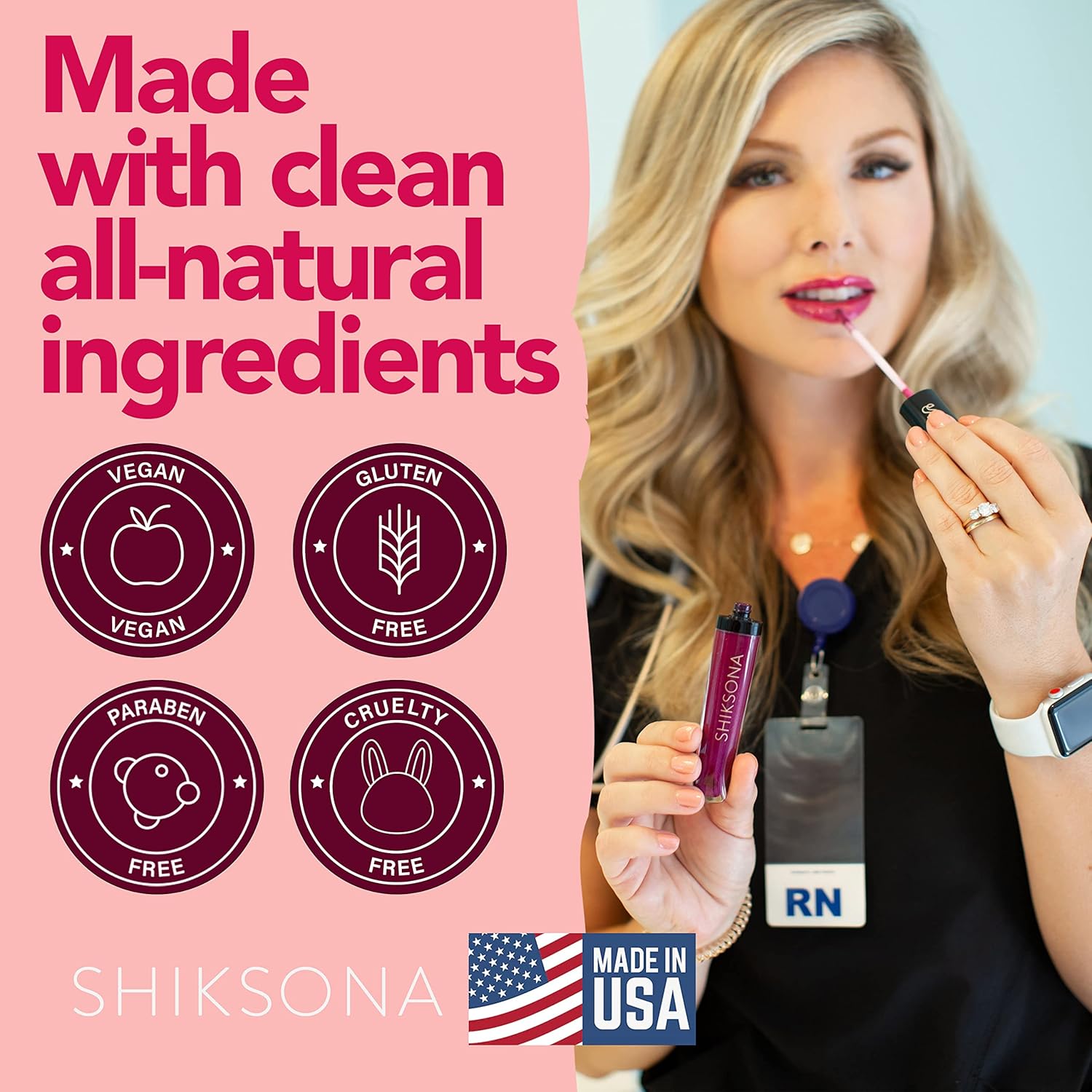 High Shine Lip Gloss | Hydrating, Vegan, Non-Sticky Lipgloss in a Timeless, Universal Color | Sassy Stunner (Sheer Peach with Pink Shimmer)-Velvo Beauty