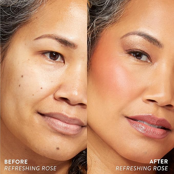 LAURA GELLER NEW YORK Serum Blush Tint, Lightweight Liquid Blush for Cheeks, Weightless Watercolor Sheer Finish, Beautiful Blossom-Velvo Beauty